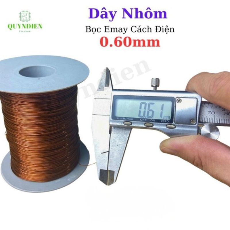 Dây Nhôm Bọc Emay Tiến Thịnh Size 0.60mm - Cuộn 1Kg