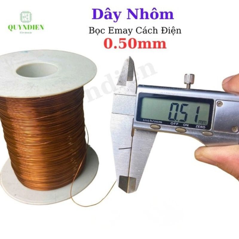 Dây Nhôm Bọc Emay Tiến Thịnh Size 0.50mm - Cuộn 1Kg