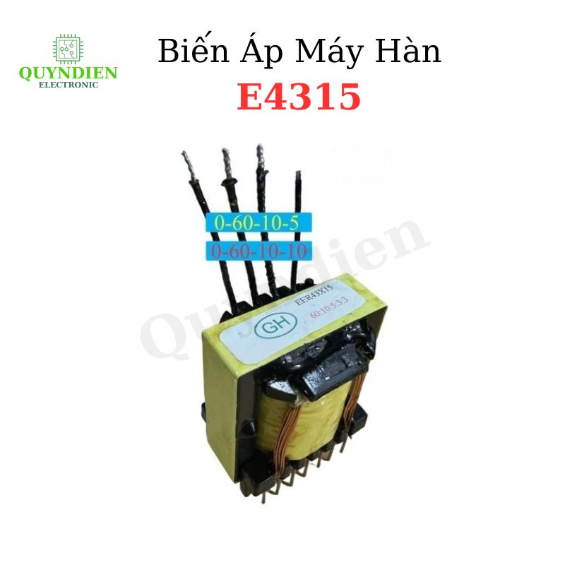 Biến Áp Xung Máy Hàn E4315 (60+10+10+5 : 3x3 )