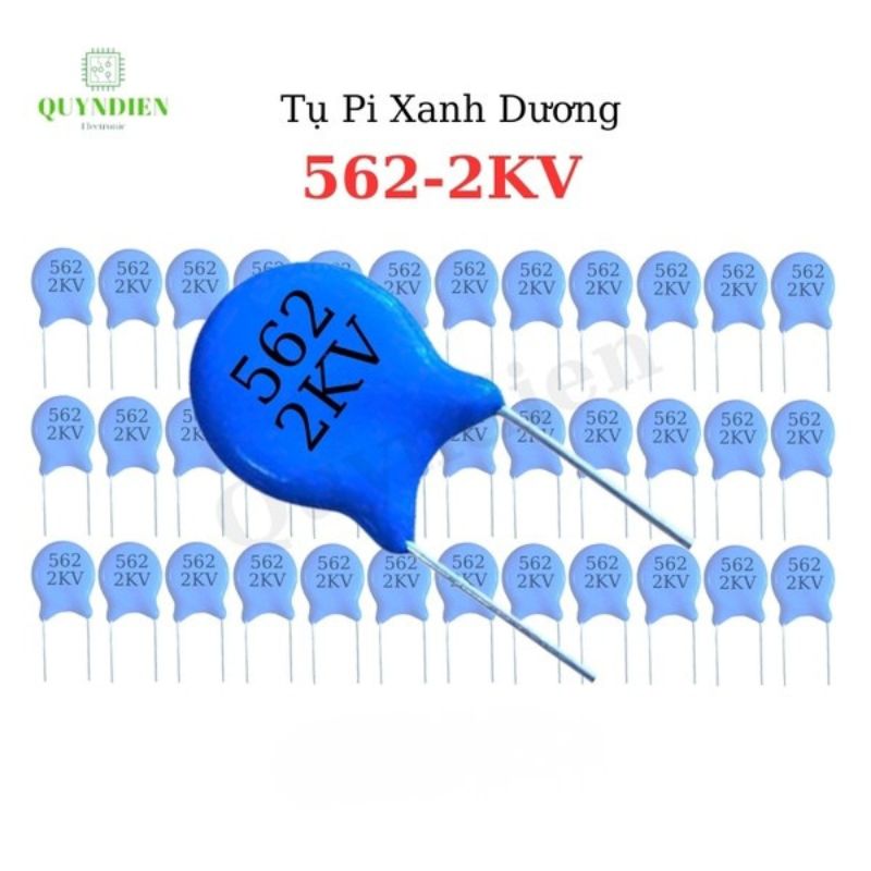 Tụ Pi 562-2KV Xanh Dương