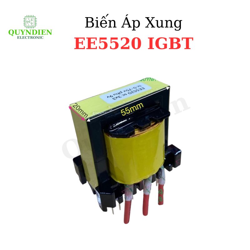 Biến Áp Xung EE5520 Đứng Dùng Cho Máy 18fet IGBT Auto Nguồn Nước