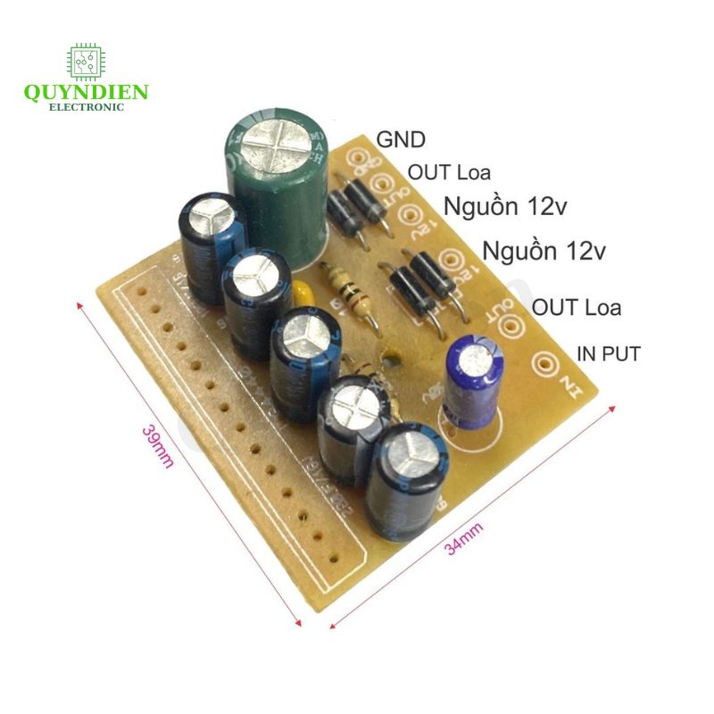 Mạch Công Suất LA4440 Có 4 Con 1N4007