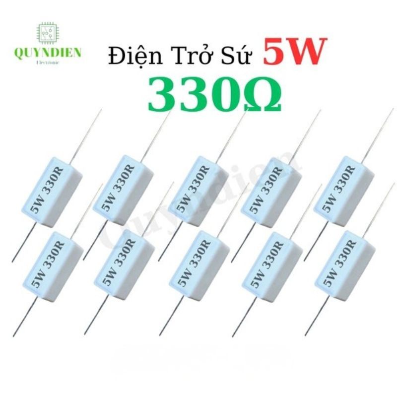 Điện Trở Sứ Nằm 5W - 330R