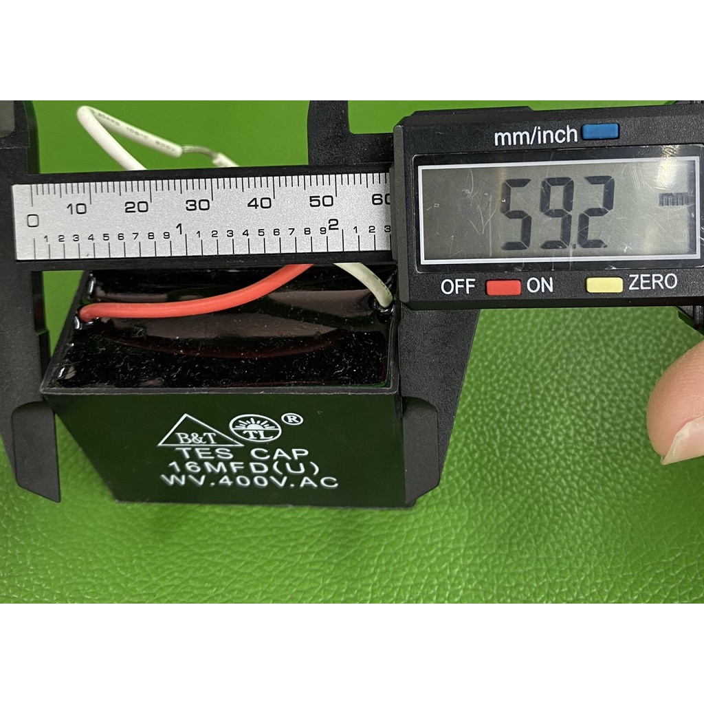 Tụ điện kapa tụ đề tụ ngậm tụ quạt 16uf 400V.AC TÍN LIÊN