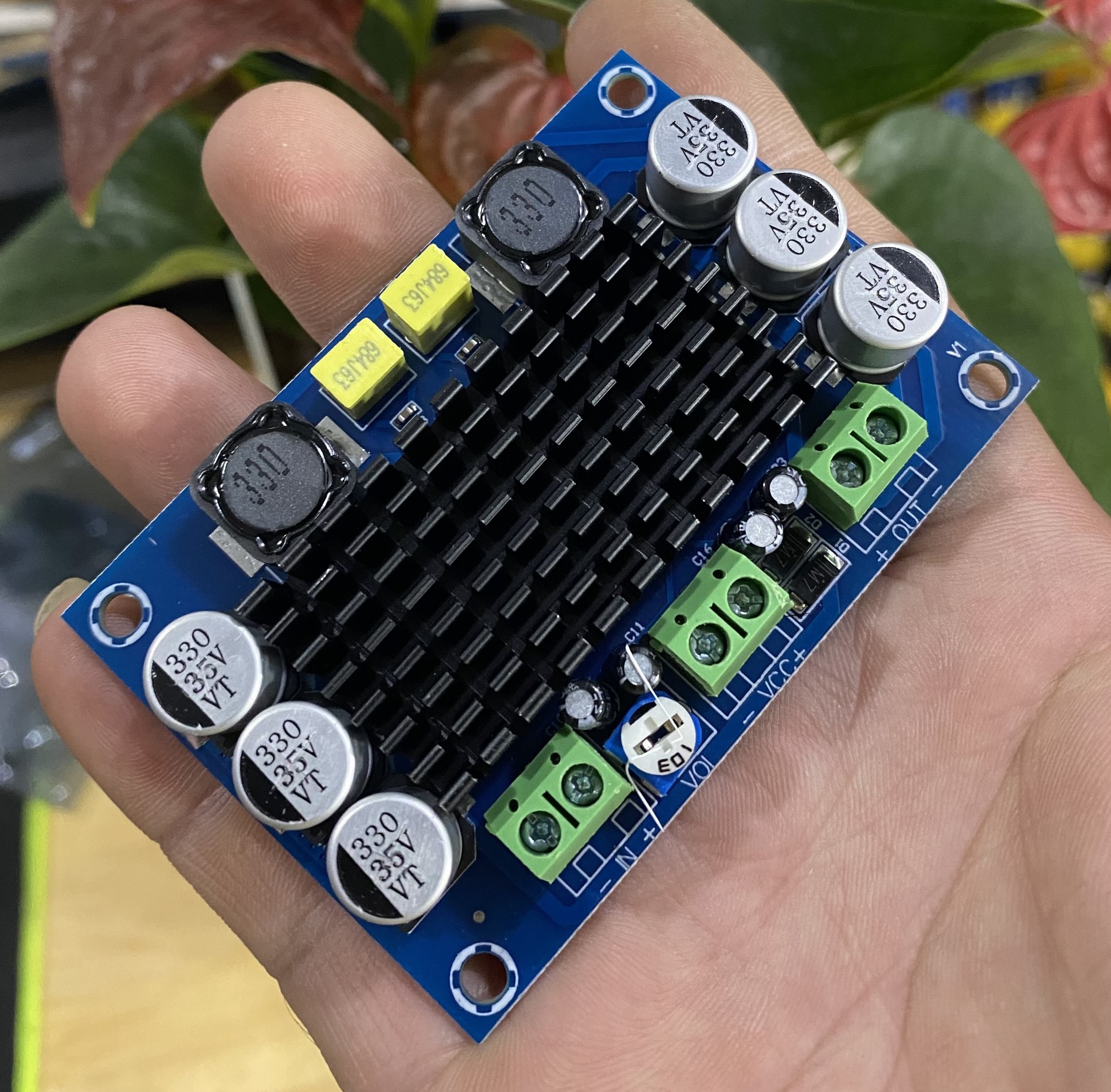 Mạch khuếch đại công suất TPA3116D2 Mono Công suất 100W Class D Sử dụng nguồn 12-24VDC