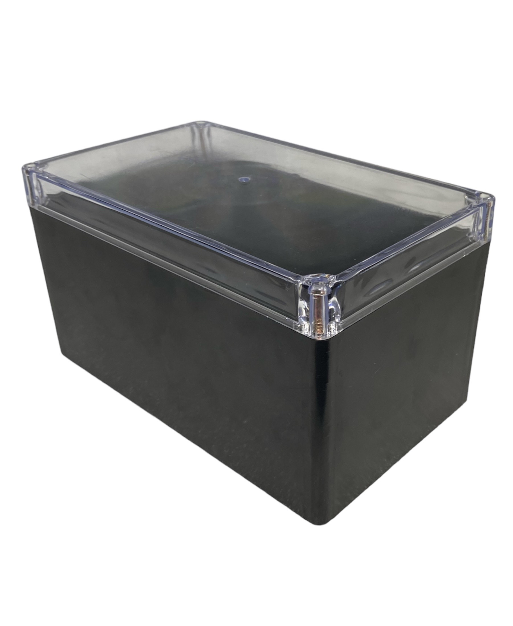 Hộp Nhựa ABS chống nước 200x120x110mm Wanchi, màu đen nắp trong