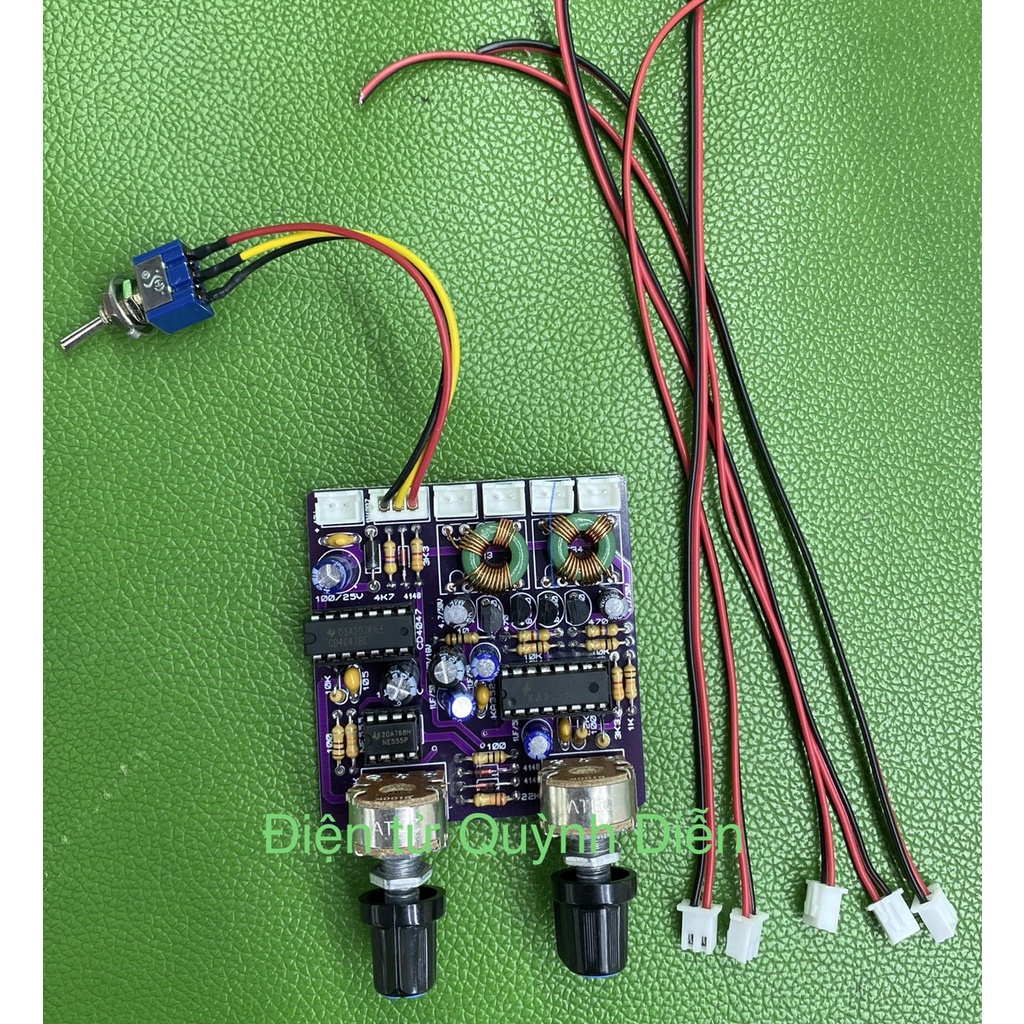 Bo Điều Khiển lái cầu H chạy KA3525 nhịp CD4047+NE555 chỉnh DUTY- mạch lái băm cầu H