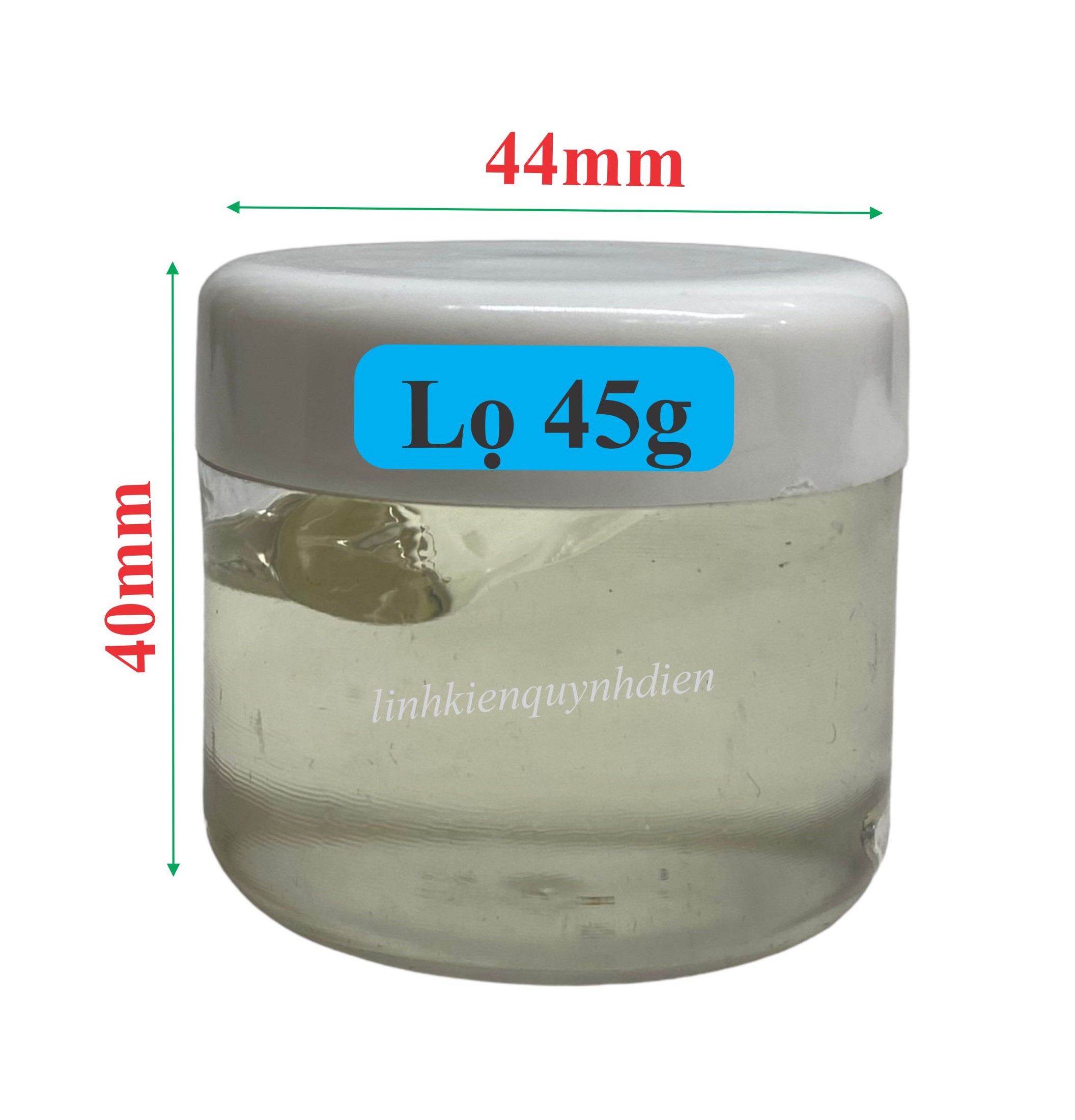 Mỡ Bôi Trơn Đa Năng mỡ bò trắng Cho Nhông Bánh Răng, Động Cơ, Vòng Bi, Máy In, Máy Photocopy.....Lọ Lớn 45g