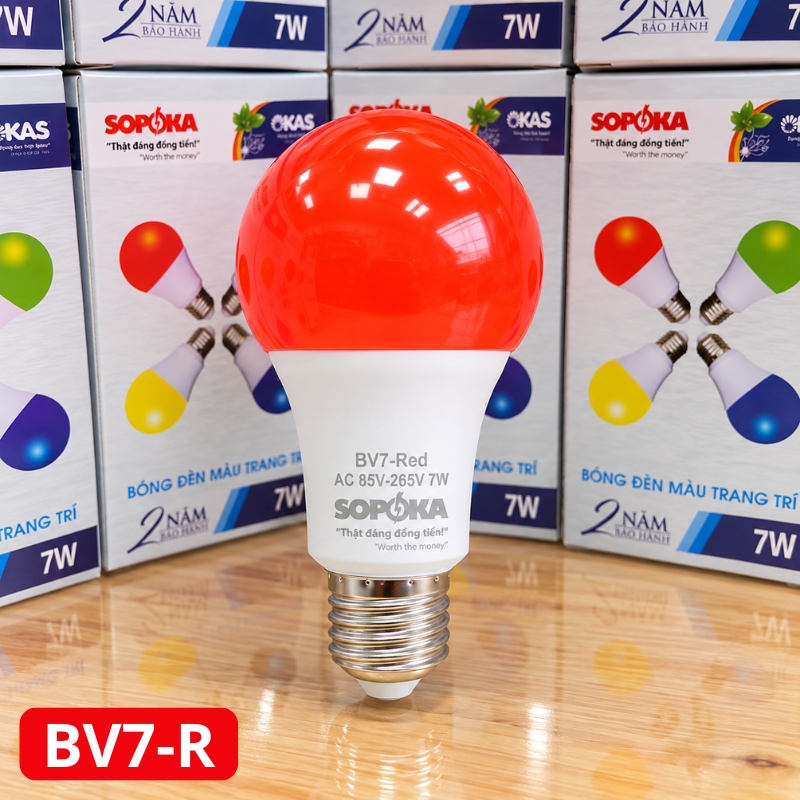 Bóng đèn LED Màu trang trí 7W