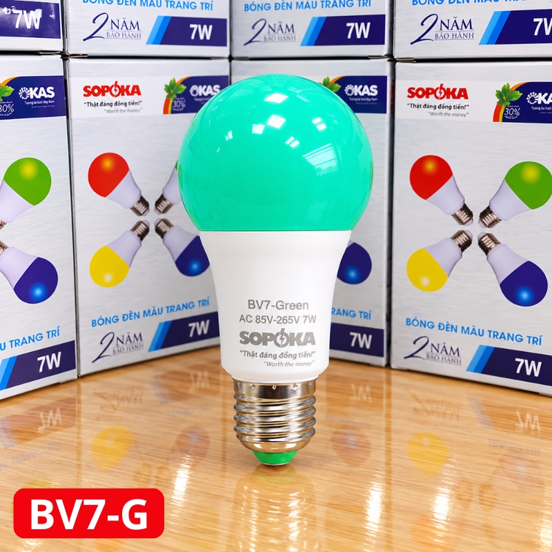 Bóng đèn LED Màu trang trí 7W
