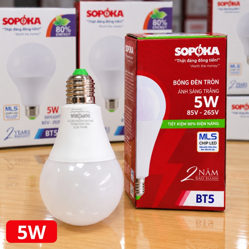 Bóng Đèn LED Tròn SOPOKA
