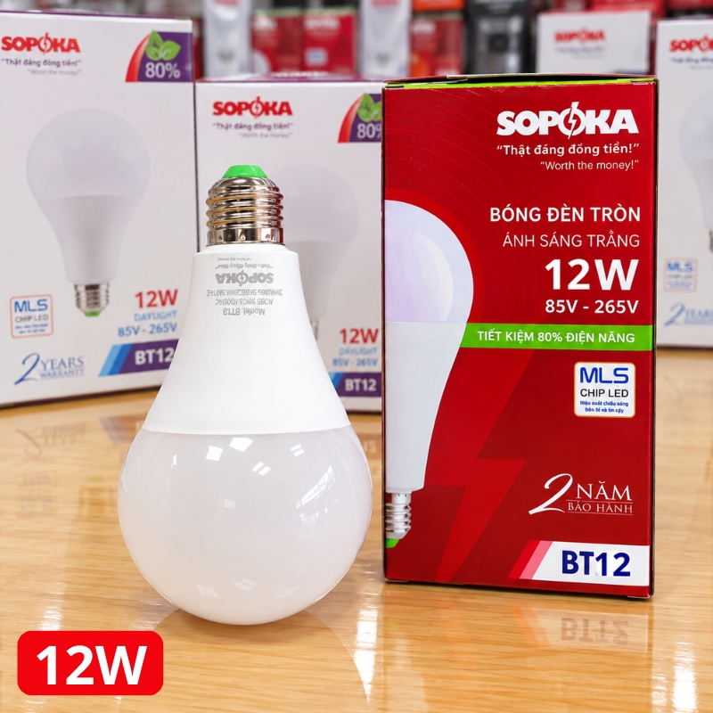 Bóng Đèn LED Tròn SOPOKA
