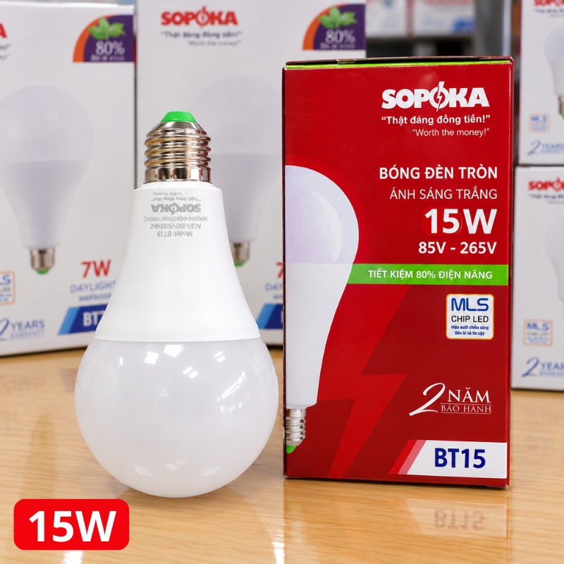 Bóng Đèn LED Tròn SOPOKA