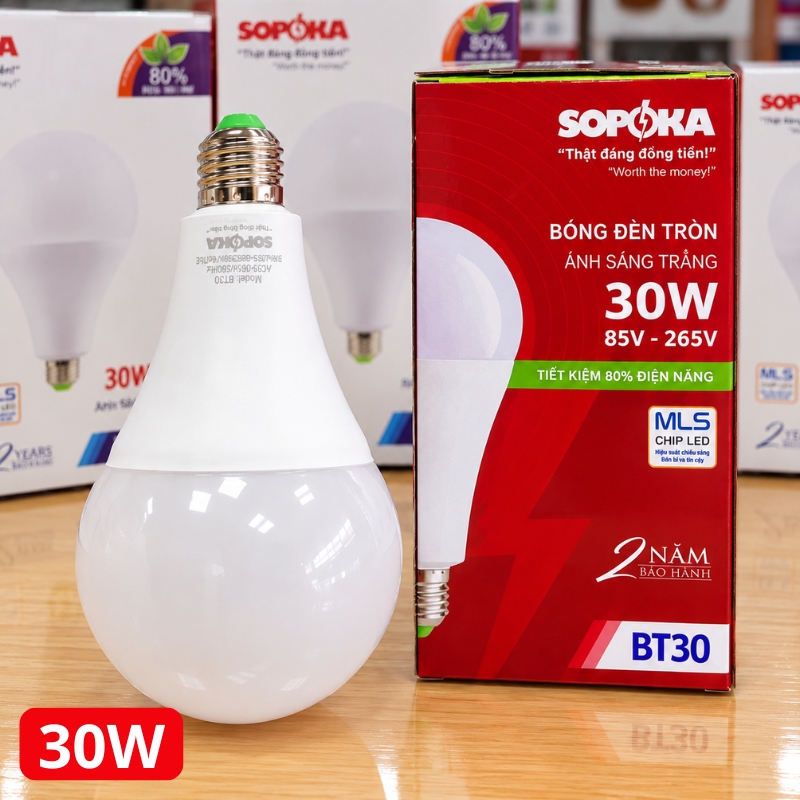 Bóng Đèn LED Tròn SOPOKA