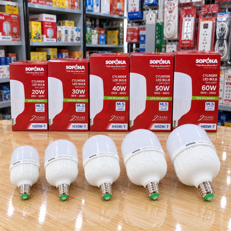 Bóng Đèn LED Trụ Công Suất Cao