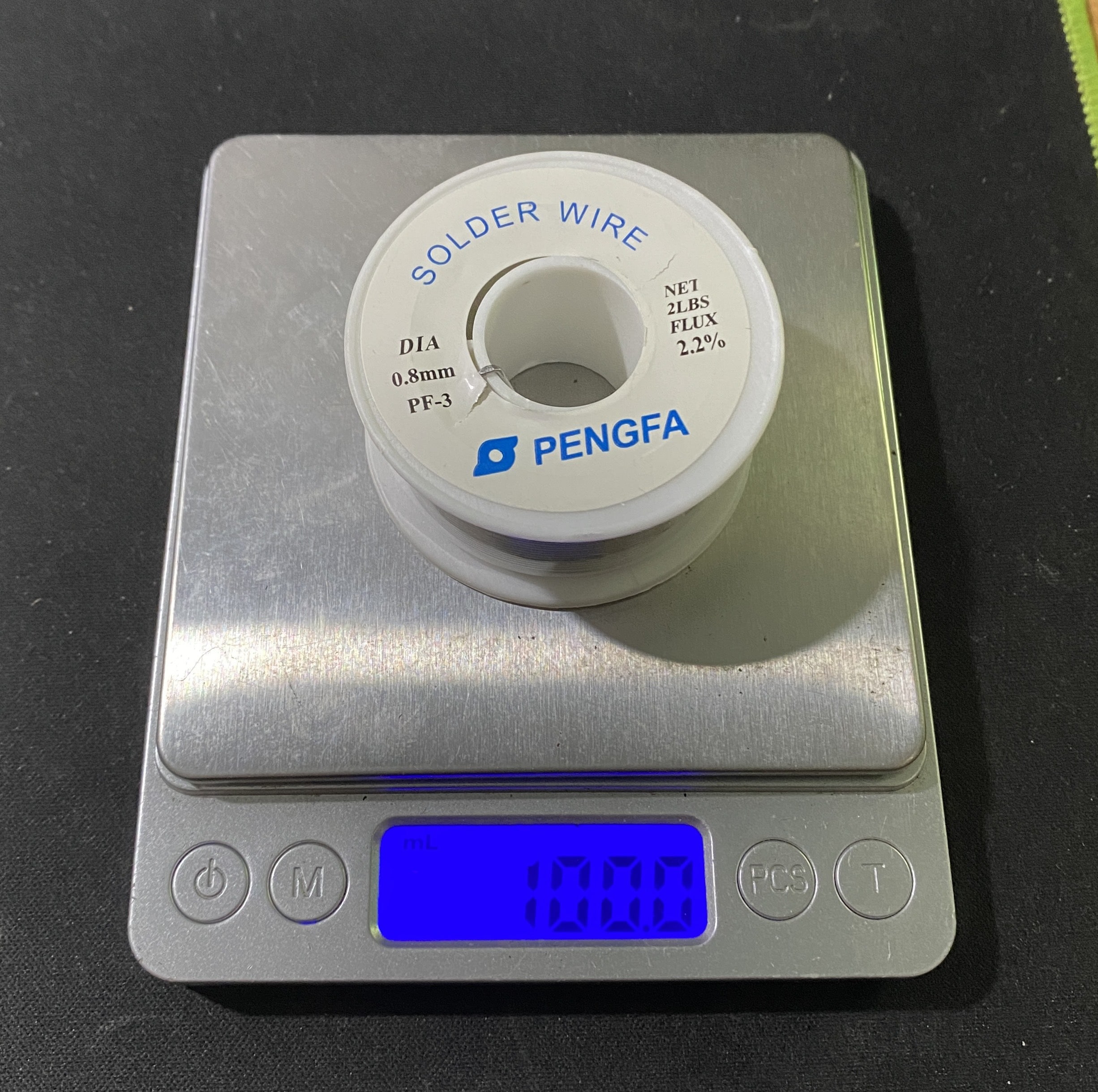 Chì hàn thiếc hàn PENGFA Size 0.8mm Cuộn 100gr