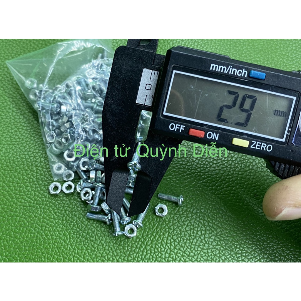 Ốc vít tán M3 3ly dài 1cm (túi 80gam = khoảng 90 - 100 con)