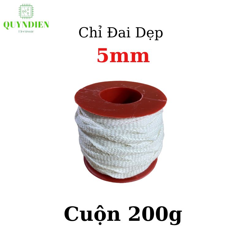 Cuộn Chỉ Đai Size 5mm Loại Dẹp