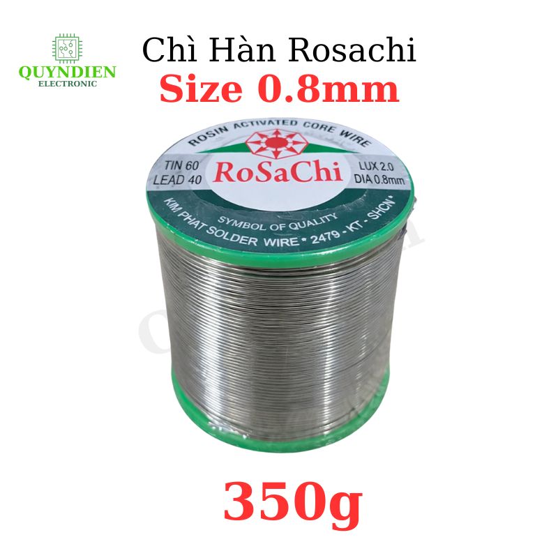 Chì Hàn Rosachi Cuộn 350g Size 0.8mm