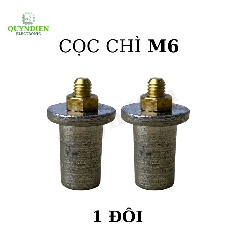 Cọc Chì M6 Cọc Bình Ắc Quy Bằng Chì – Linh Kiện Linh Hoạt Cho Bình Ắc Quy