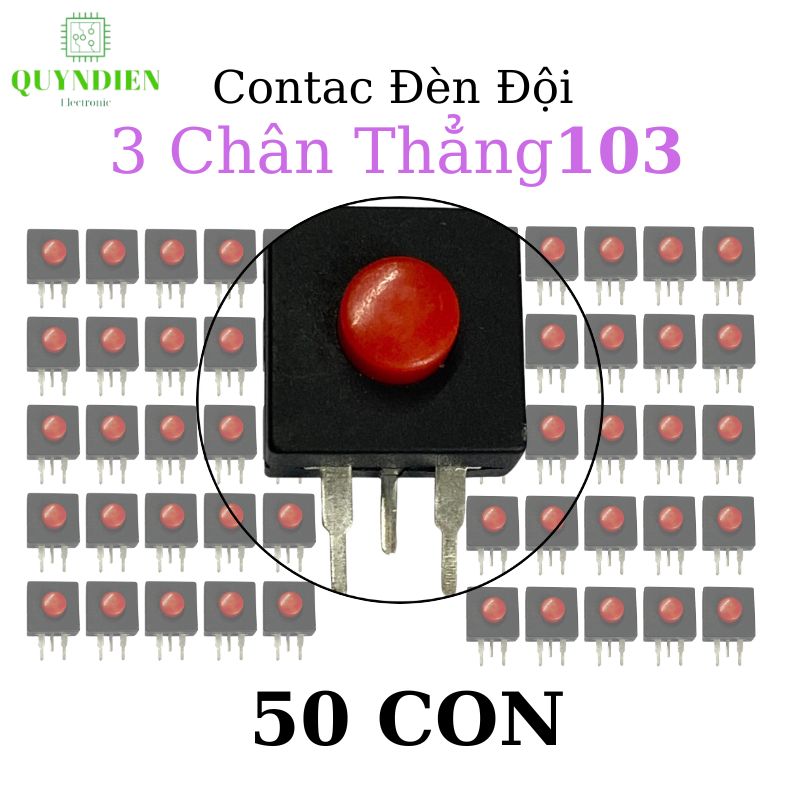 Công tắc đèn PIN - đèn đội đầu 3 CHÂN, 3 chế độ