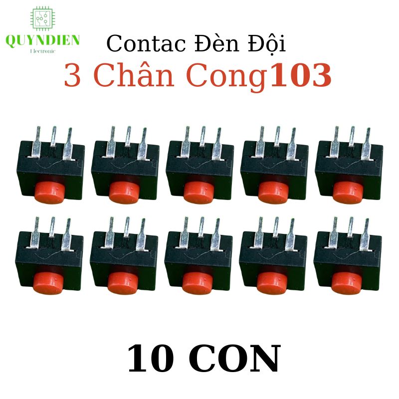 Công tắc đèn PIN - đèn đội đầu 3 CHÂN, 3 chế độ