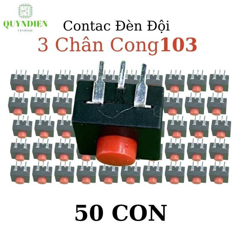 Công tắc đèn PIN - đèn đội đầu 3 CHÂN, 3 chế độ