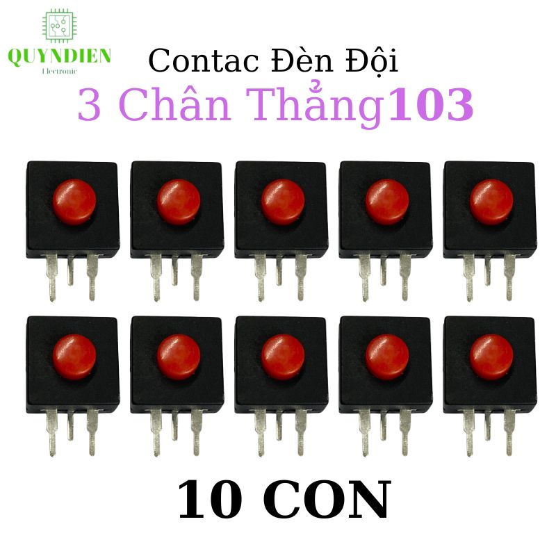 Công tắc đèn PIN - đèn đội đầu 3 CHÂN, 3 chế độ