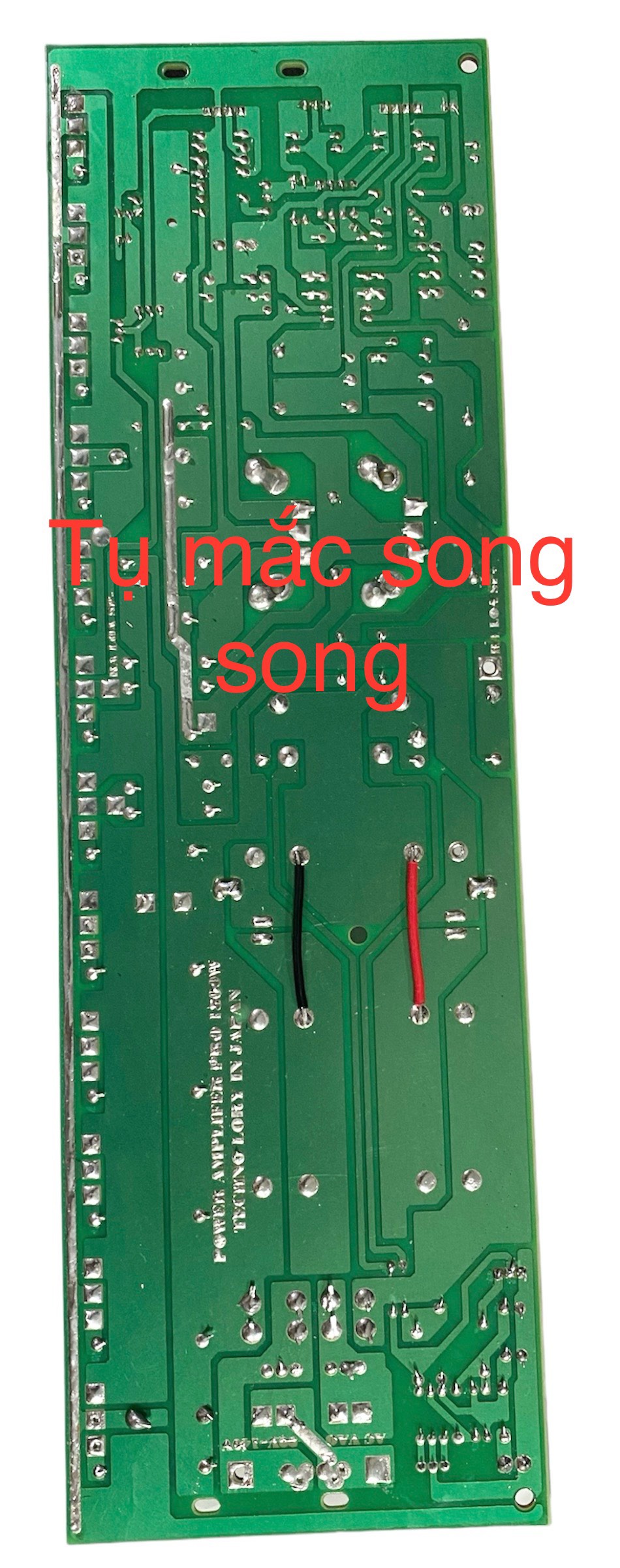 Mạch công suất nguồn đơn 40 sò 2 kênh (phíp gỗ fr1) 105VAC đến 130VAC