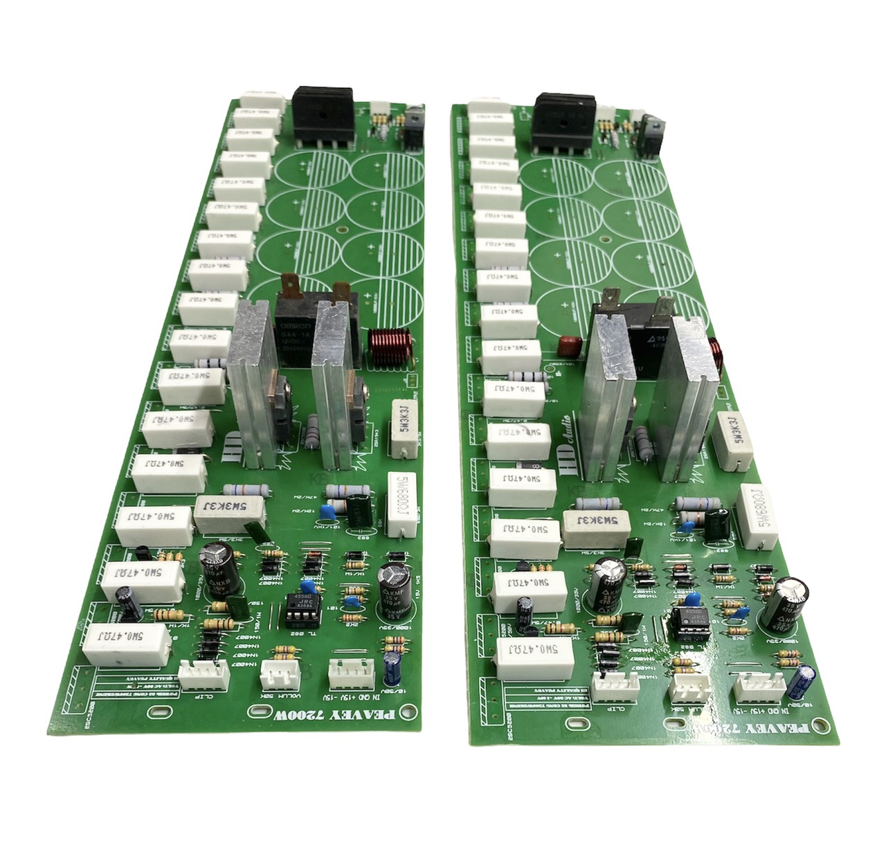 Mạch công suất nguồn đơn 48 sò 2 kênh, phíp gỗ FR1