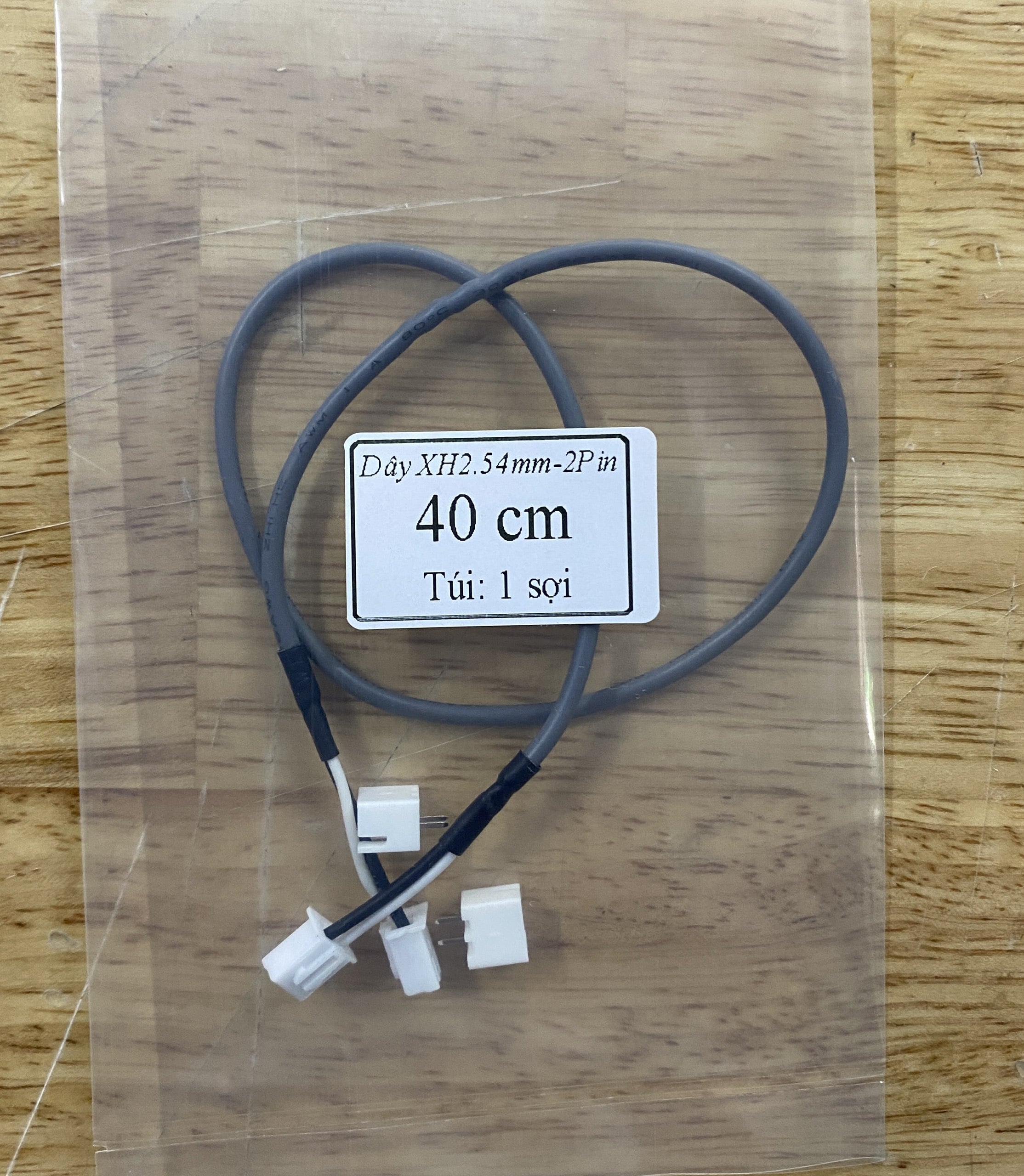 Dây tín hiệu âm thanh, dây bus, cable nối XH2.54-2P Dài 10cm 20cm, 30cm, 40cm, 50cm