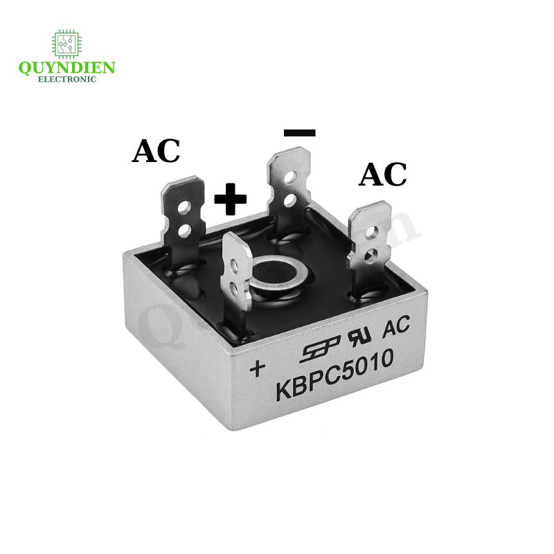 Diode Cầu Chỉnh Lưu KBPC5010 Điện Áp Tối Đa 1000V Dòng Điện Tối Đa 50A