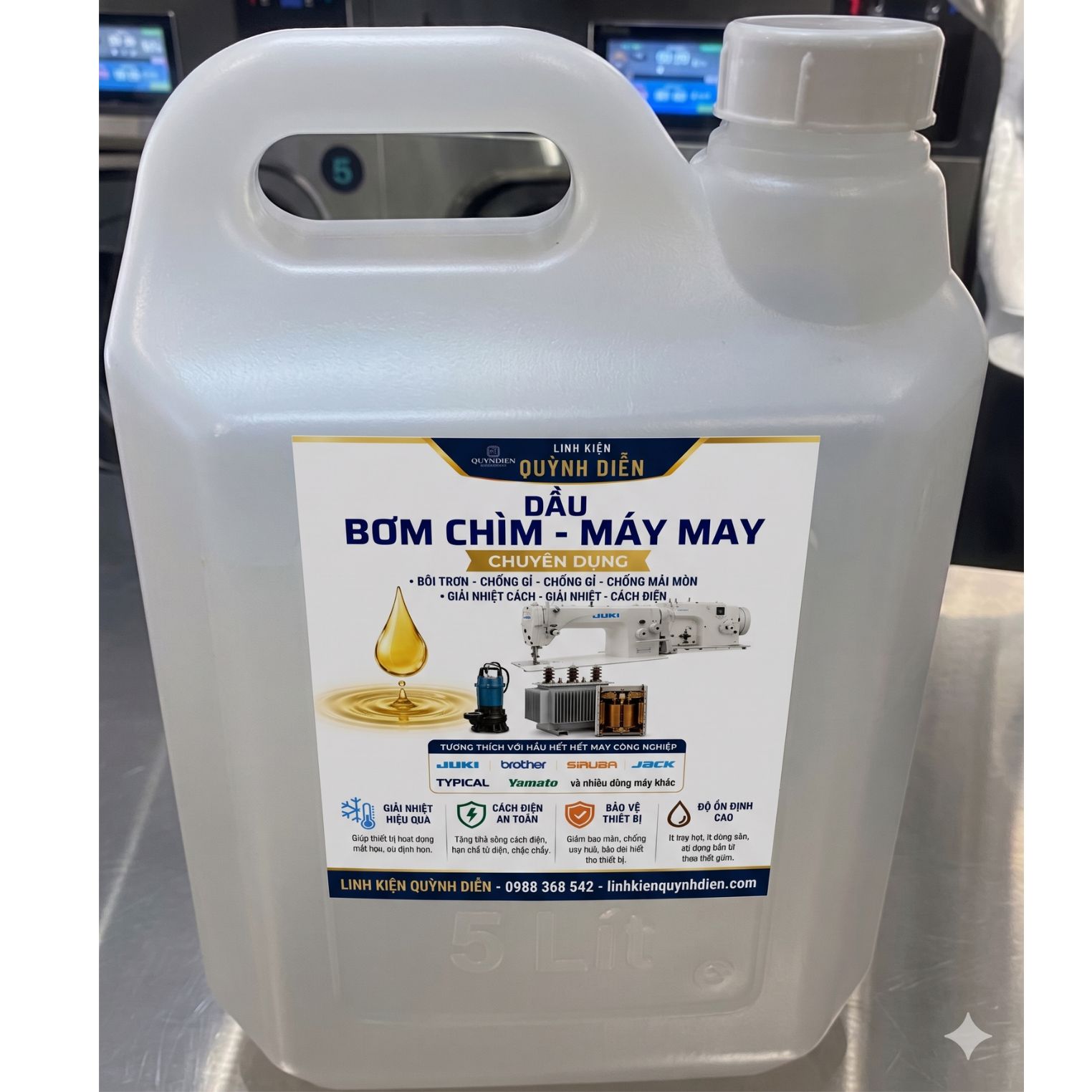 Dầu bôi trơn đa năng dầu máy may máy khâu - Dầu tản nhiệt cho Bơm TRÌM
