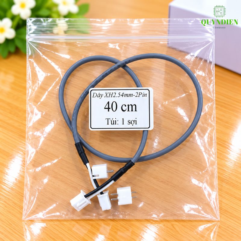 Dây bus chống nhiễu cho amply, cable nối XH2.54 - 2 Pin