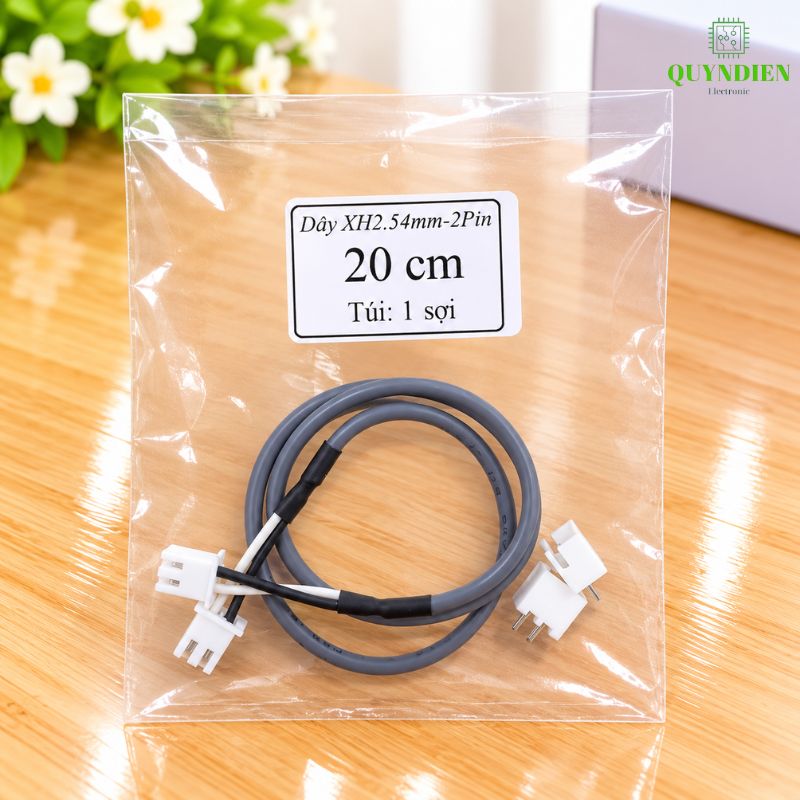 Dây bus chống nhiễu cho amply, cable nối XH2.54 - 2 Pin