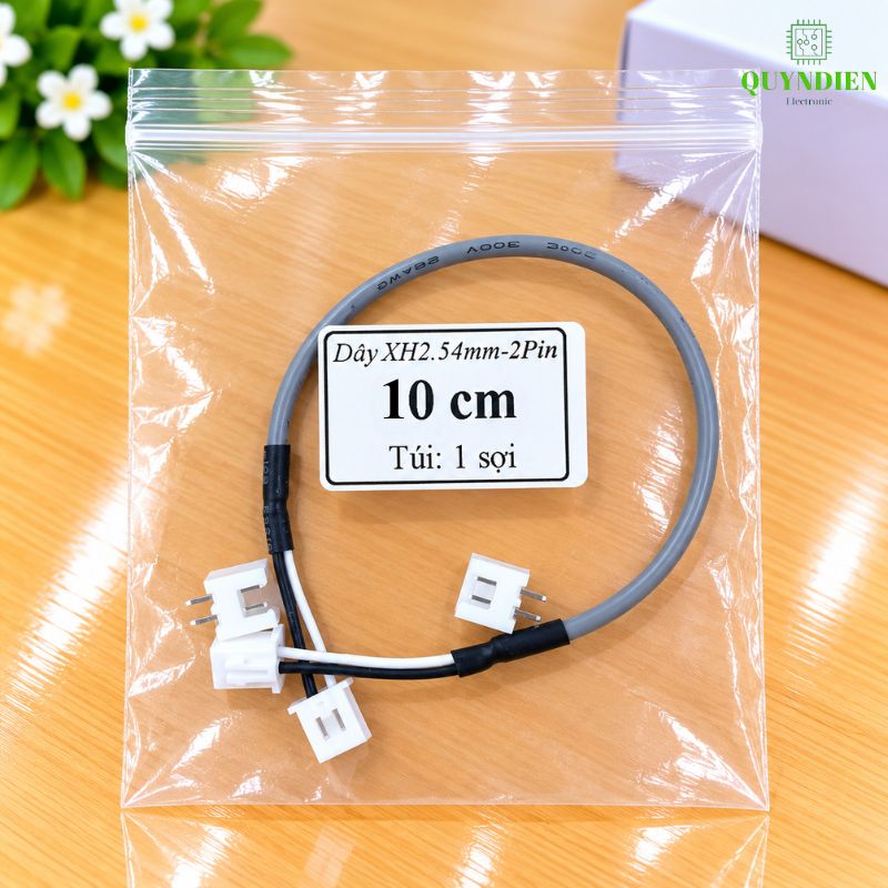 Dây bus chống nhiễu cho amply, cable nối XH2.54 - 2 Pin