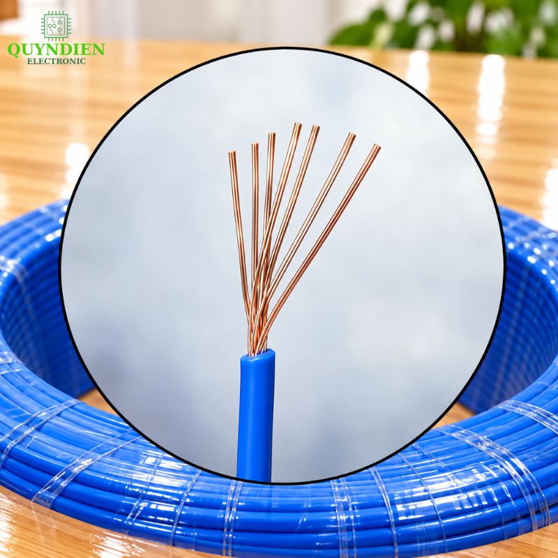 Dây điện CADIVI đơn Lõi 7 Sợi CV1.5
