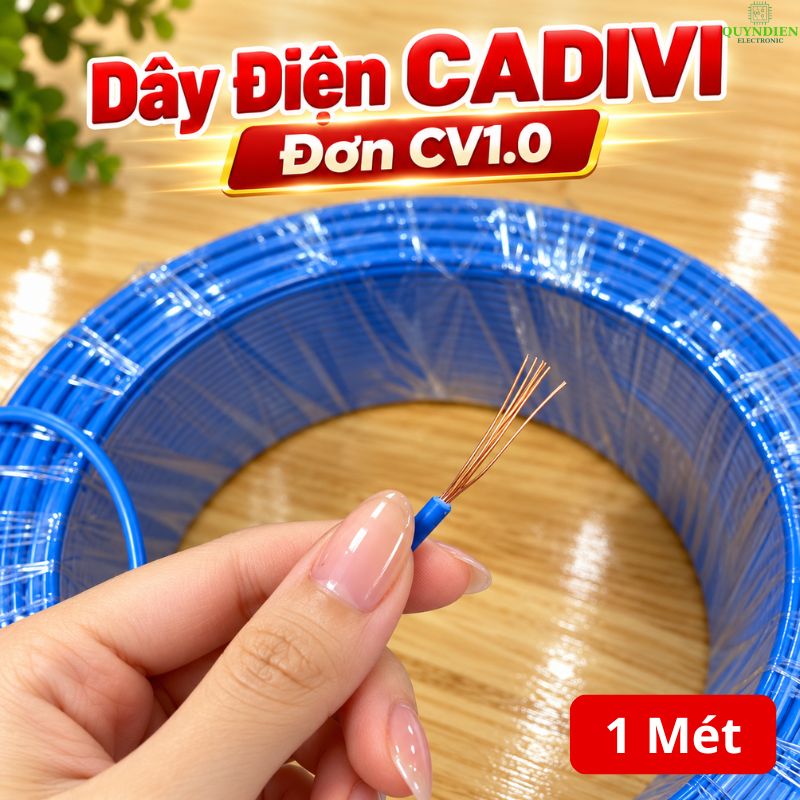 Dây điện CADIVI đơn 7 Sợi CV1.0