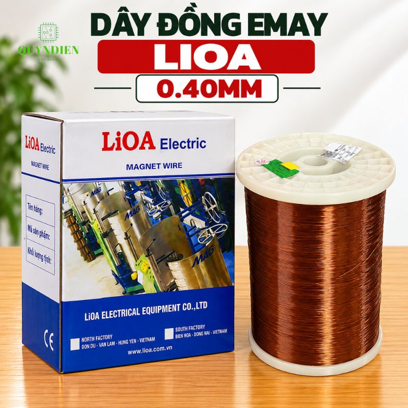 Dây Đồng Bọc Emay Cách Điện Size 0.40mm