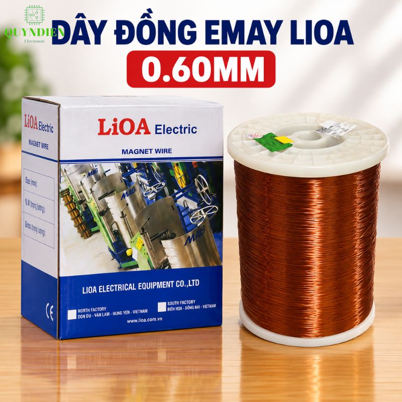 Dây Đồng Bọc Emay Cách Điện Size 0.60mm