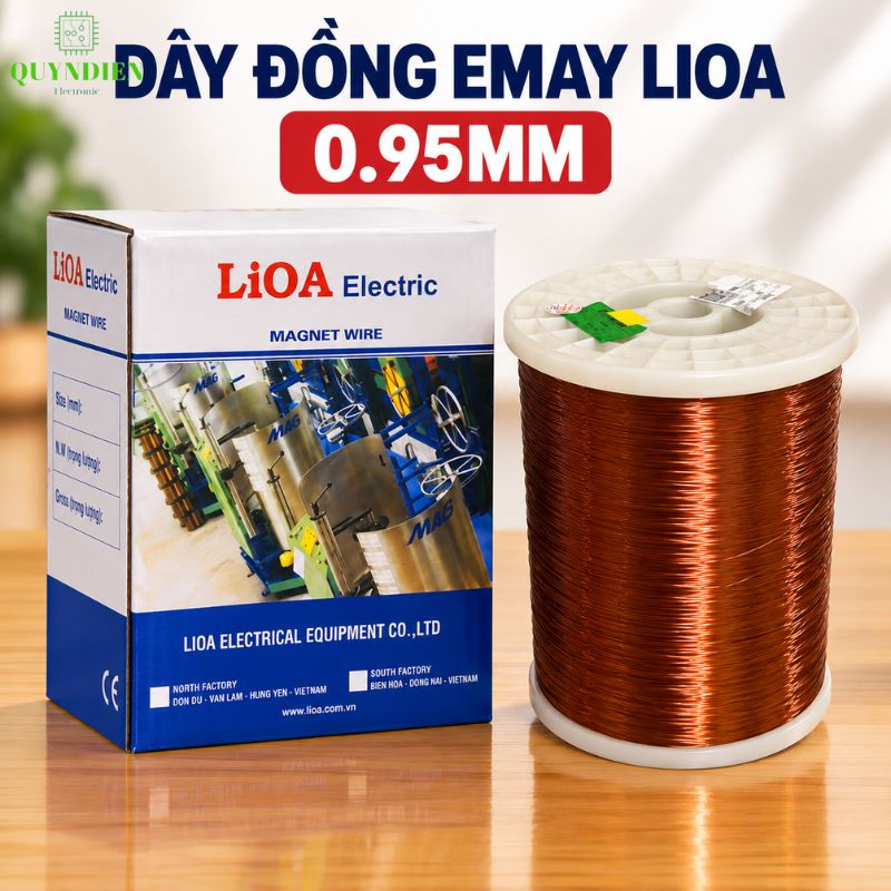 Dây Đồng Bọc Emay Cách Điện Size 0.95mm