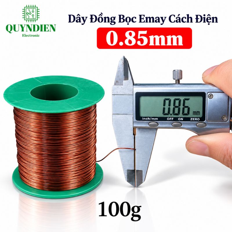Dây Đồng Bọc Emay Cách Điện Size 0.85mm