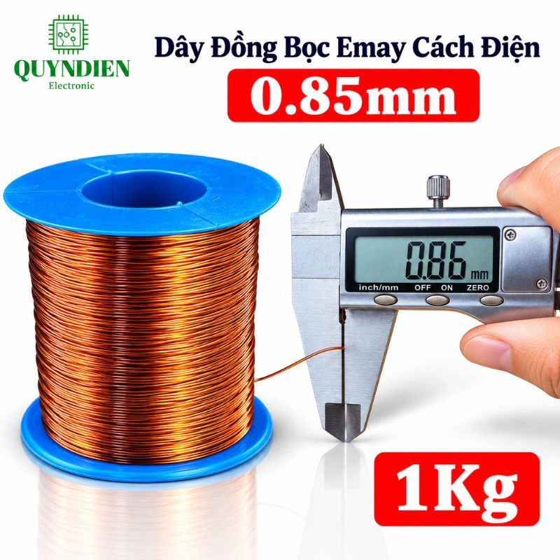 Dây Đồng Bọc Emay Cách Điện Size 0.85mm