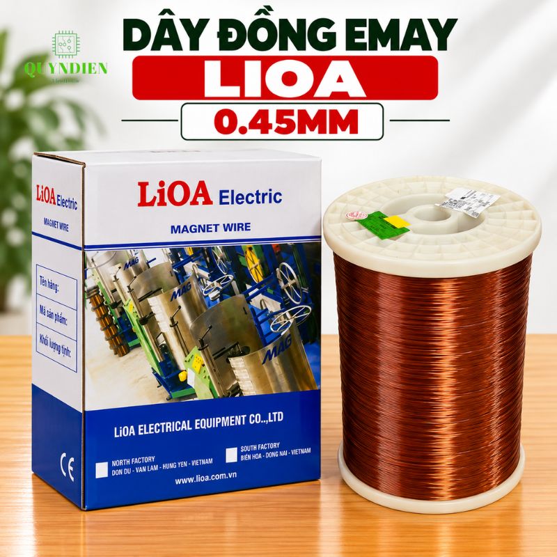 Dây Đồng Bọc Emay Cách Điện Size 0.45mm