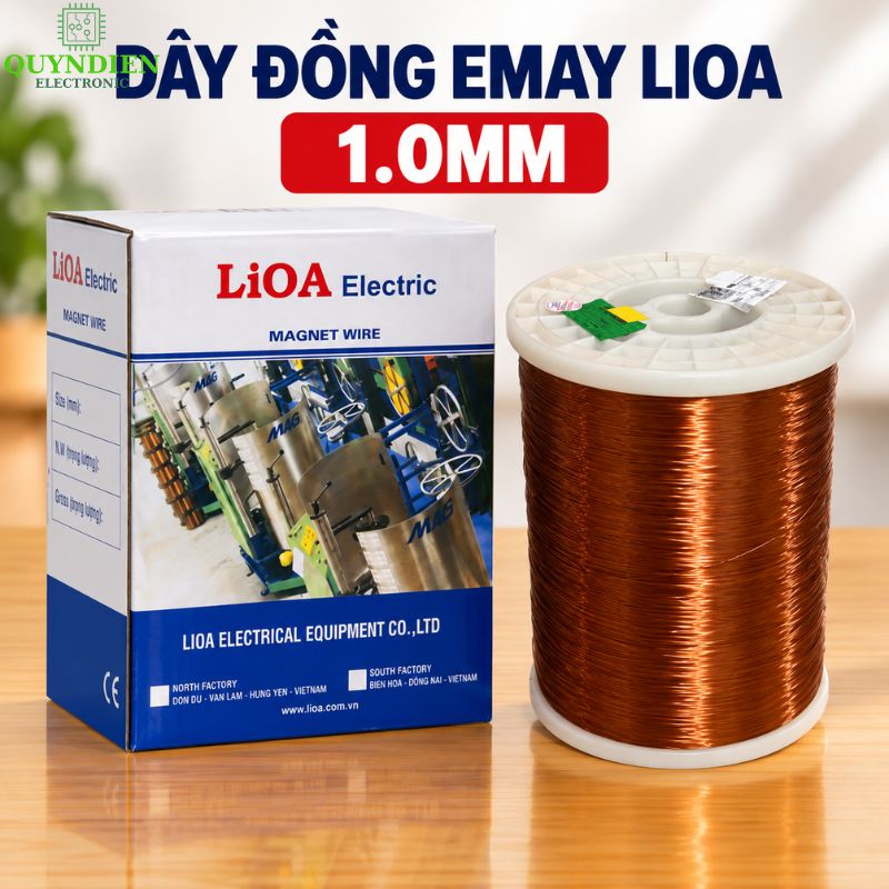 Dây Đồng Bọc Emay Cách Điện Size 1.00mm
