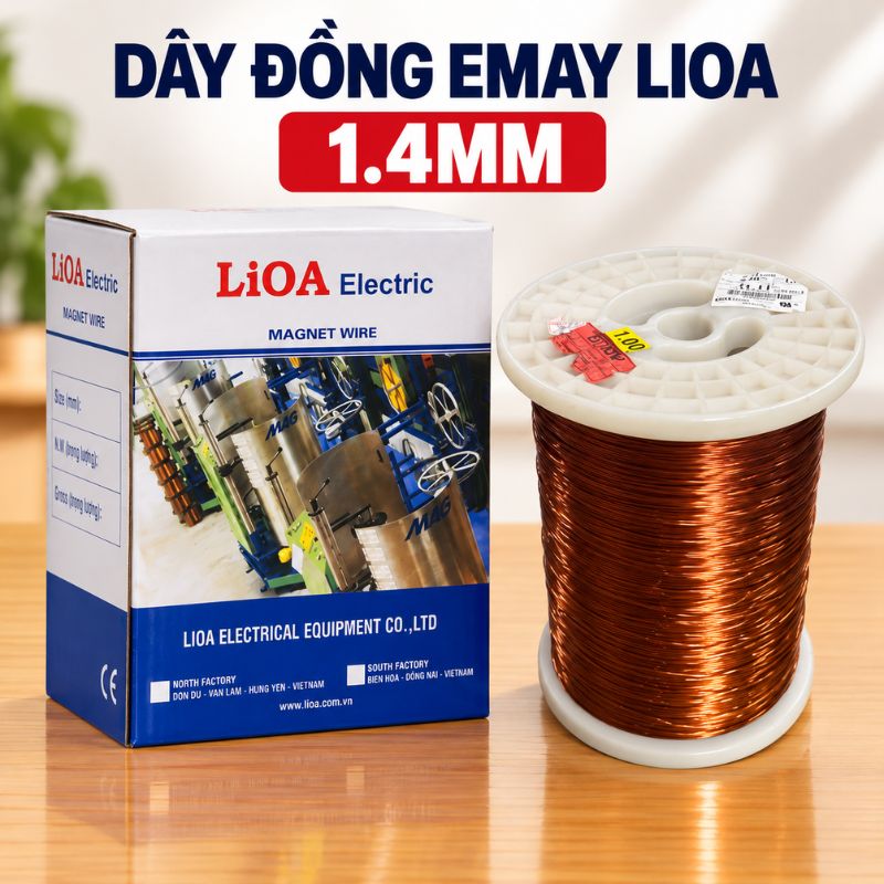 Dây Đồng Bọc Emay Cách Điện Size 1.40mm
