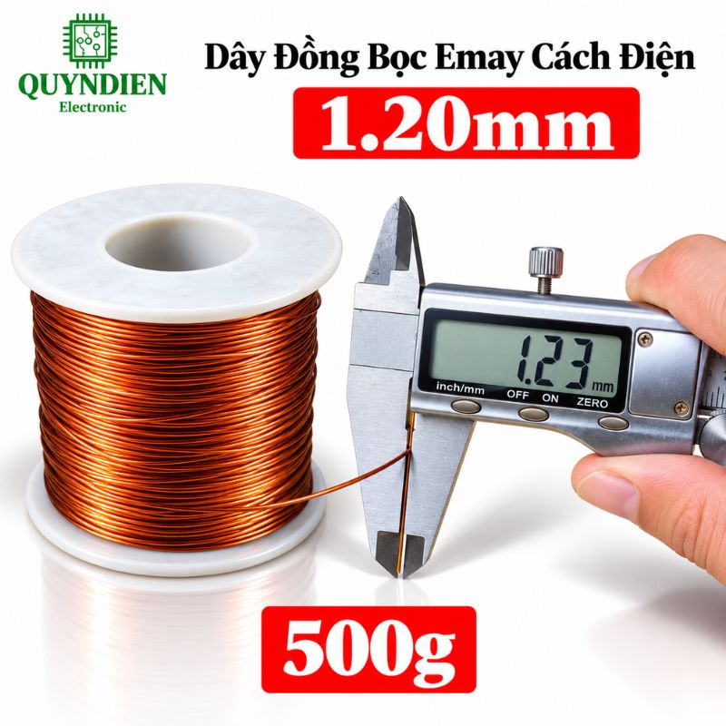 Dây Đồng Bọc Emay Cách Điện Size 1.20mm