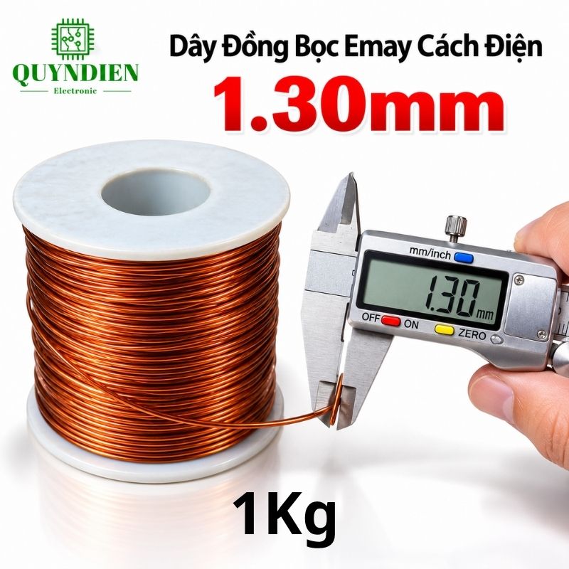 Dây Đồng Bọc Emay Cách Điện Size 1.30mm