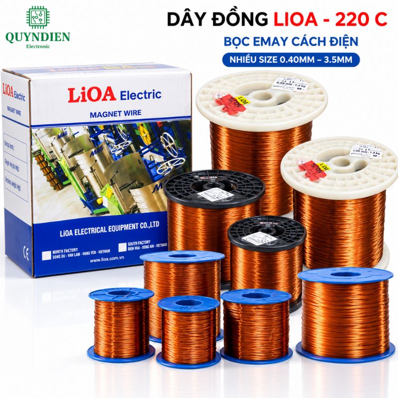 Dây Đồng Bọc Emay Cách Điện Size 1.40mm