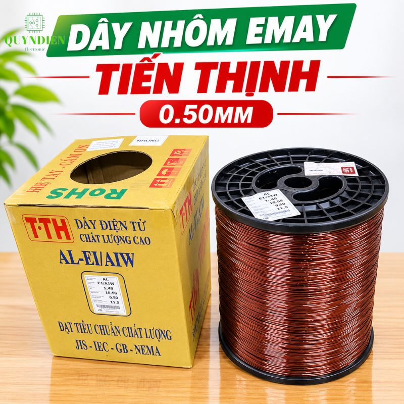 Dây Nhôm Bọc Emay TIẾN THỊNH Size 0.50mm